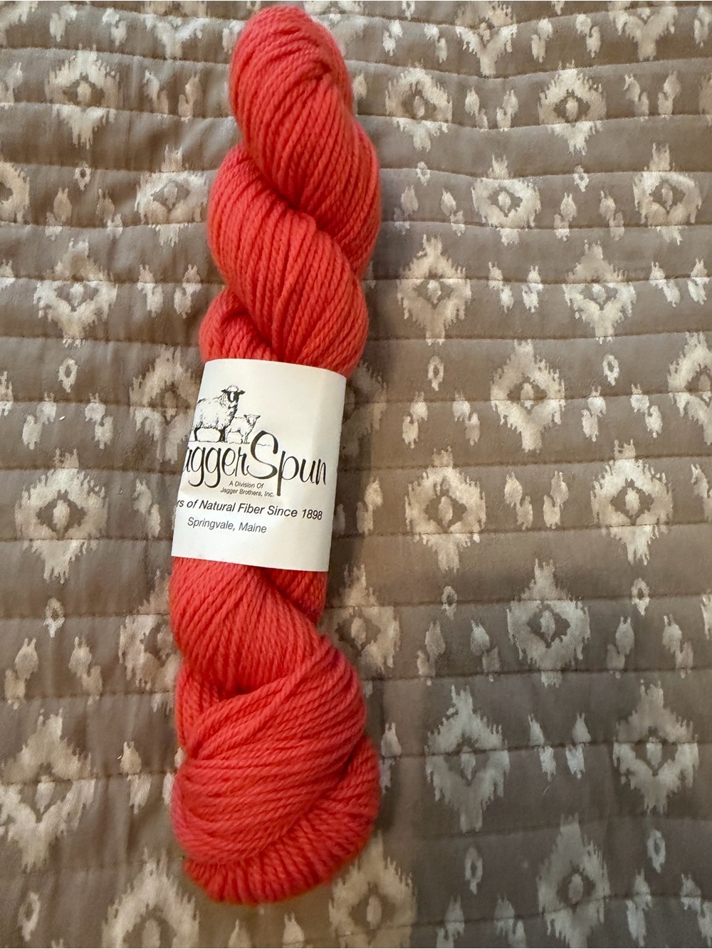 Jaggerspun Coral Hand-Dyed Yarn - Soft Bulky Twist